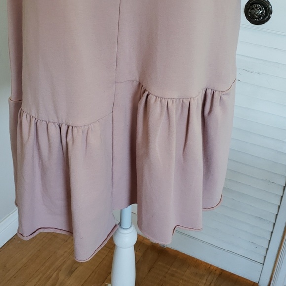 PHILOSOPHY Dusty Rose Sweatshirt Dress, Size Small - Picture 2 of 8